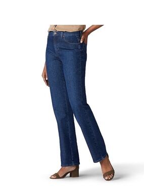 Lee Straight-Leg Women's Jeans in Dark Blue